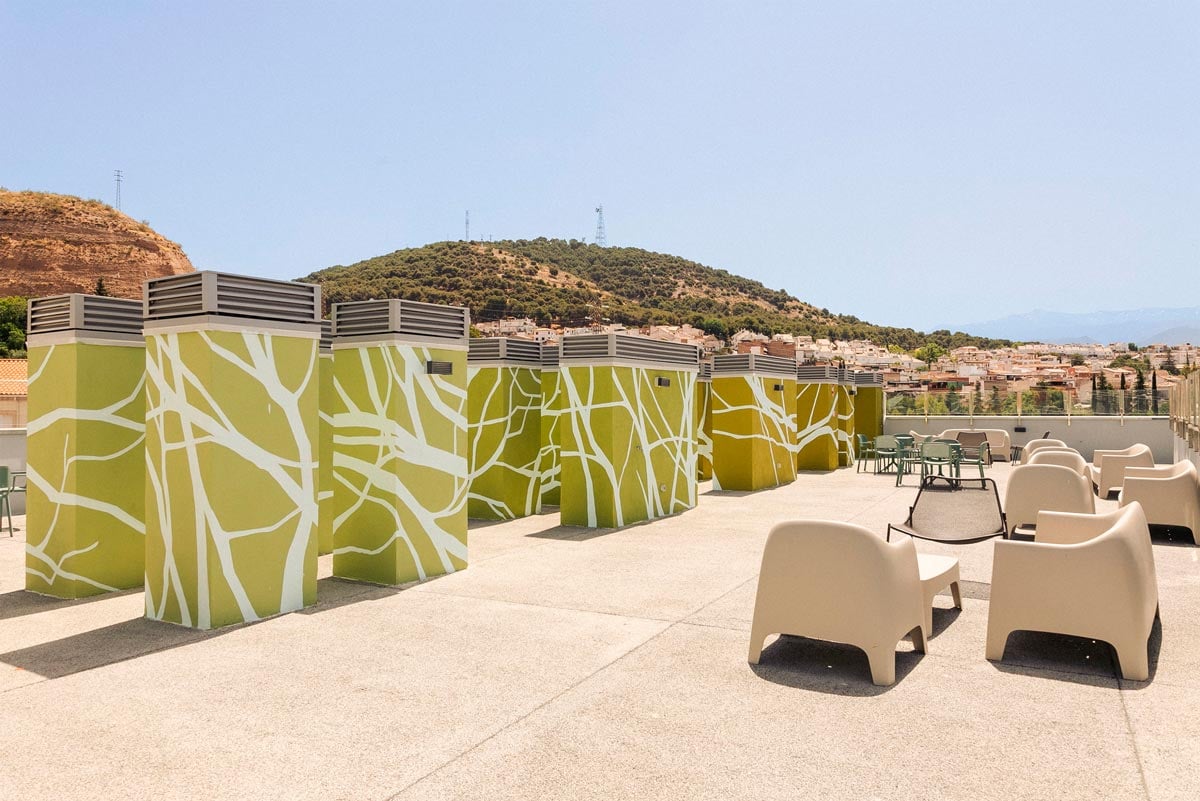 Terrazza sul tetto