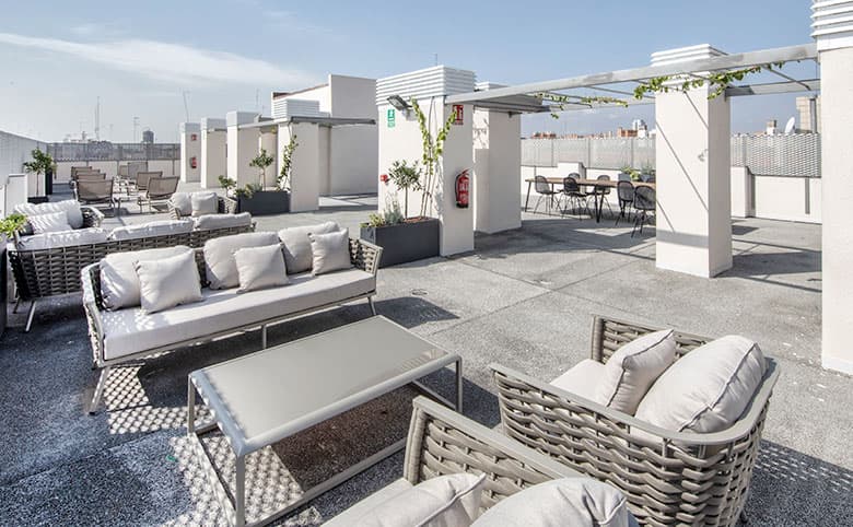 Terraza Atico Valencia Marina Real Student Accommodation In Valencia Real Marina