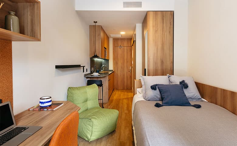 Habitaciones Residencia Universitaria en Sevilla. Residencia de Estudiantes Sevilla.
