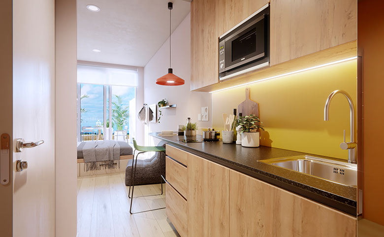 cocina-livensa-living-studios-valencia-viveros