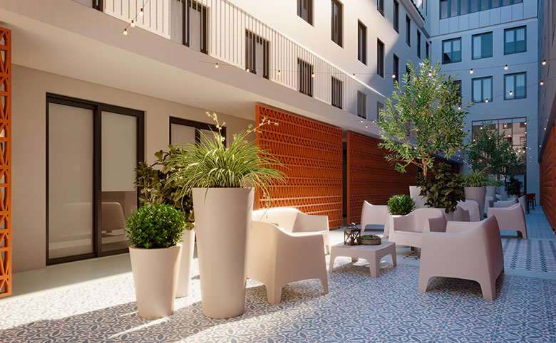 patio-livensa-living-studios-valencia-viveros