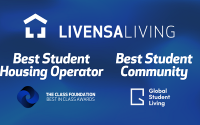 A Livensa Living é o melhor operador de residências de estudantes e tem a melhor comunidade da Europa