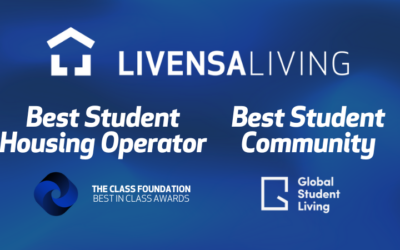 Livensa Living es el mejor operador de residencias de estudiantes y tiene la mejor comunidad de Europa