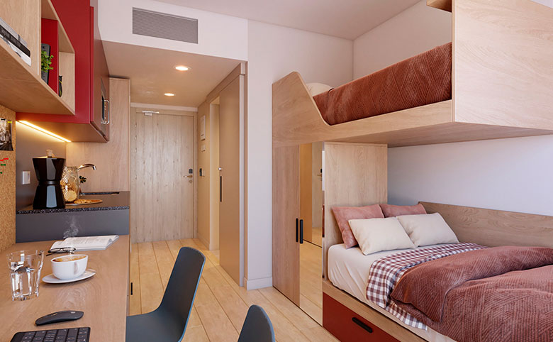 ¡Abrimos Nueva Residencia De Estudiantes En Barcelona Para El Curso 2025/26! 4 Livensa Living Barcelona Sants Badal Doble ¡Abrimos Nueva Residencia De Estudiantes En Barcelona Para El Curso 2025/26!